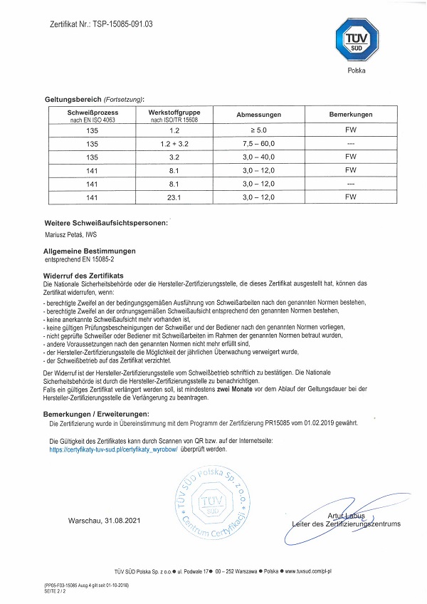 ISO3834-2